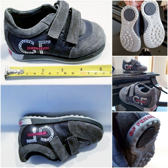 GF Ferre Crystal Logo Baby Sneakers - Picture 3 of 8